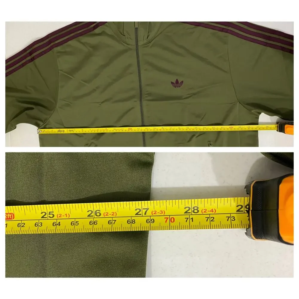 Adidas Originals Classics Firebird Tracksuit Focus Olive Maroon Size XL